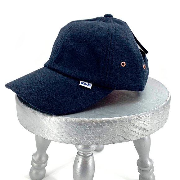 Keds Accessories Keds Wool Baseball Cap Navy Blue Peachy Hat Poshmark